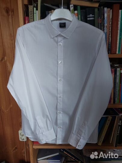 Рубашка на мальчика 164 белая