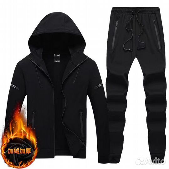 Костюм теплый nike черный