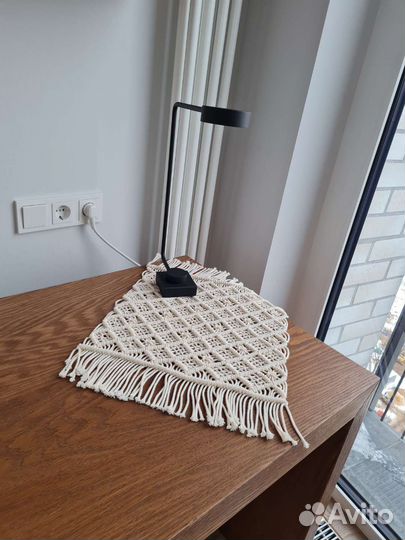 Декоративная подушка макраме