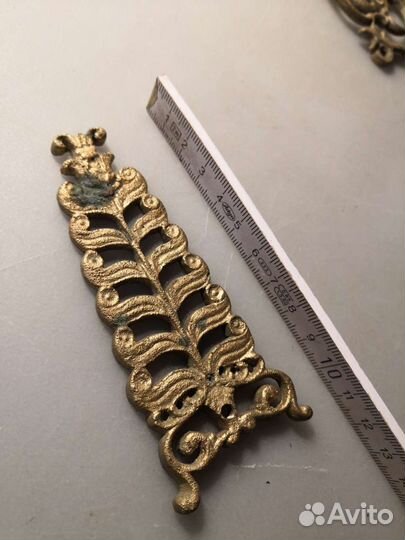 Бронза старинная. Части изделий