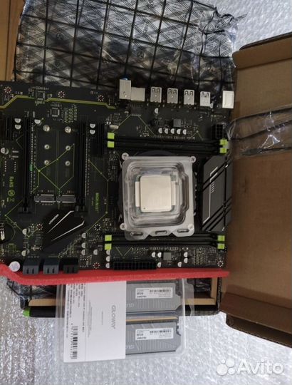 Мат плата с процессором xeon e5 2640 v3 16gb