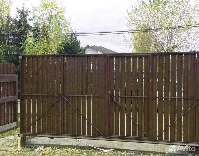 Откатные ворота в наличии