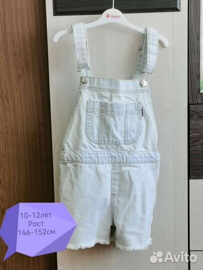 Джинсовый комбинезон для девочки