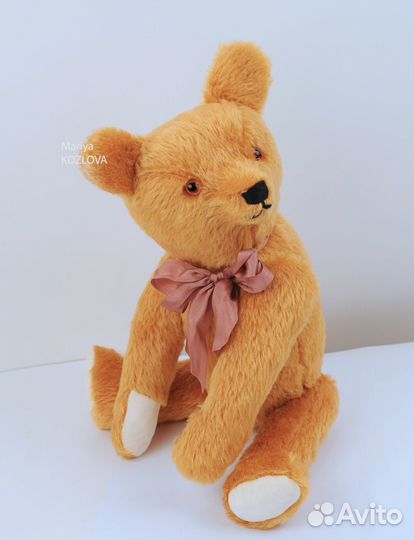 45см Выкройка Старинный Медведь Ушки на Макушке