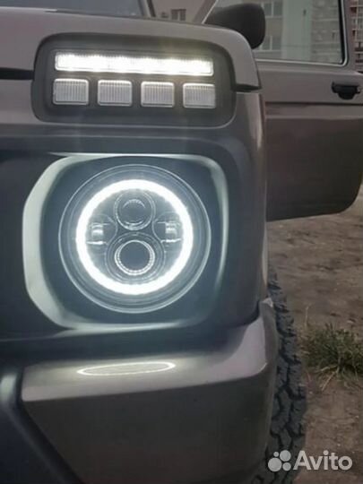 Фара светодиодная LED. нива,УАЗ,газ,камаз,урал
