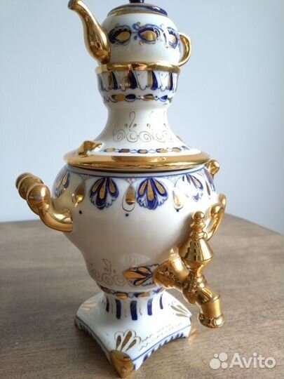 Самовар и чайник Гжель СССР