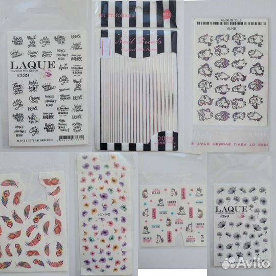 Наклейки для дизайна ногтей