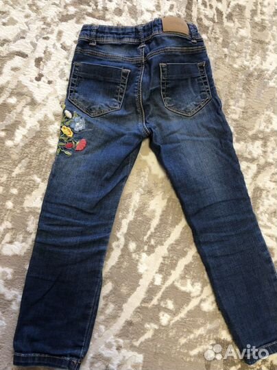 Джинсы для девочки 98