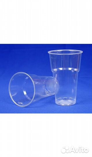 Стакан 500 мл прозрачный 1000шт/кор оптом