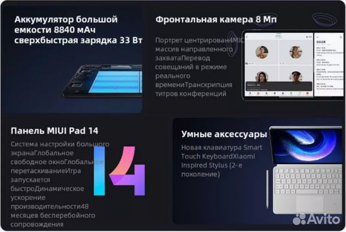 Xiaomi pad 6 8/256 гб