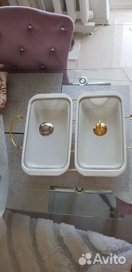 Новый шикарный набор посуды с подогревом