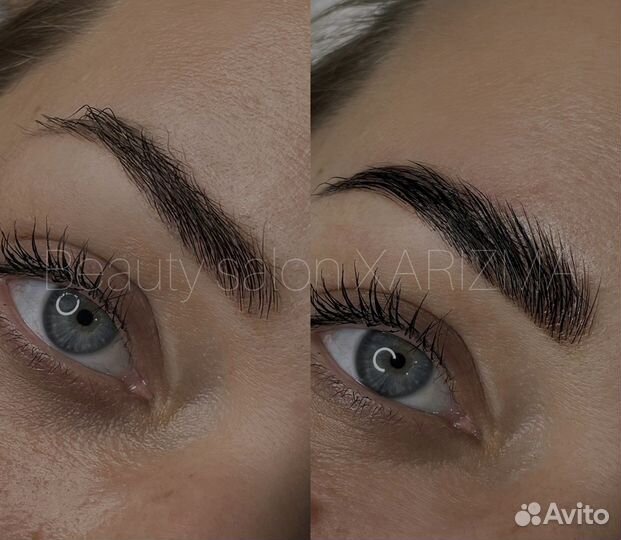 Наращивание ресниц/оформление бровей