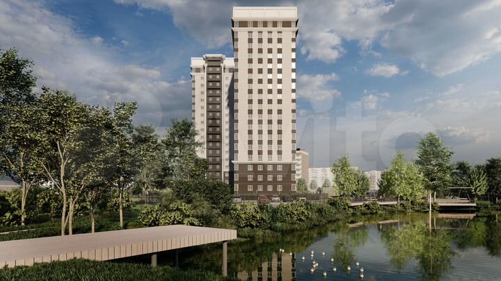 3-к. квартира, 68,7 м², 1/17 эт.