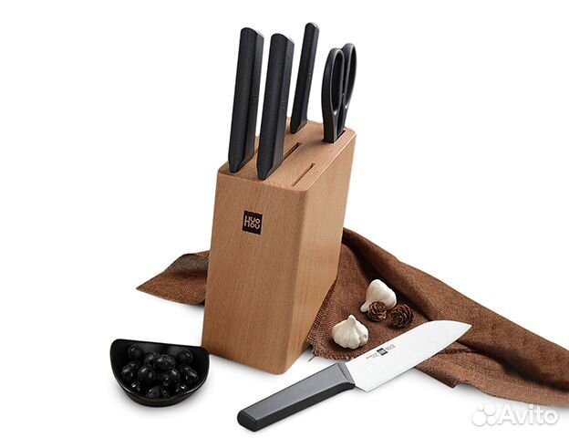 Набор кухонных ножей xiaomi huohou lite 6 IN 1