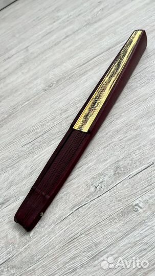 Веер, деревянная ручка