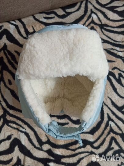 Шапка ушанка новая зимняя детская 52-54