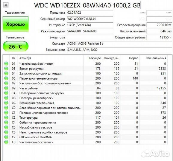 Жесткий и твердотельный диски HDD, ssd