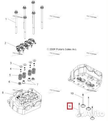 AU-09195E SPI Выпускной Клапан Двигателя Для Polaris 800 5137264, 5136258, 5134662