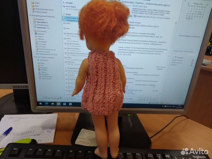 Кукла ссср, 30см, Кристина Аским