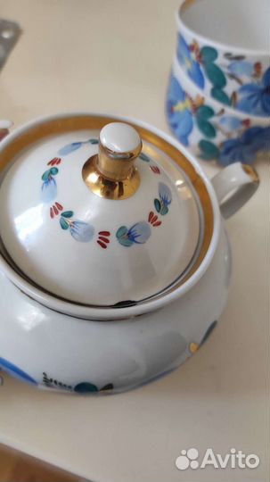 Сервиз чайный фарфор СССР бронь до 11.08