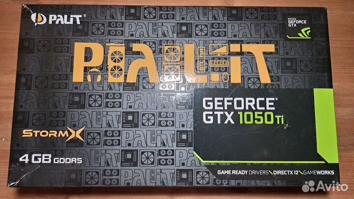 Видеокарта Palit storm x gtx1050 ti