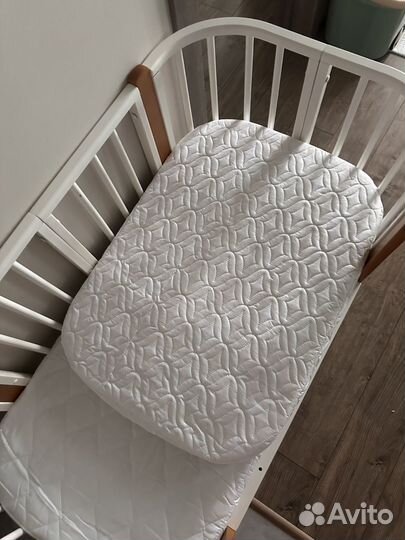 Кроватка детская с матрасом бу