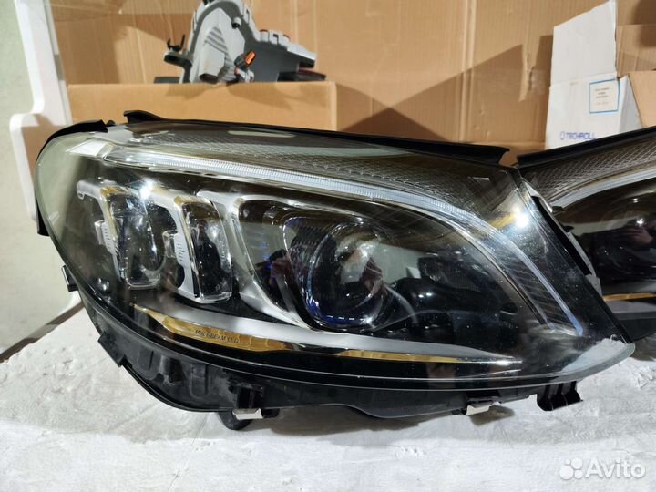 Фары диодные full led multibeam Mercedes C W205