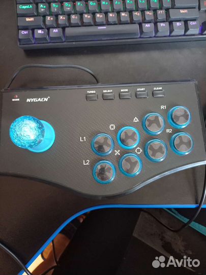Nygacn игровой аркадный джойстик. PS2/PS3/PC