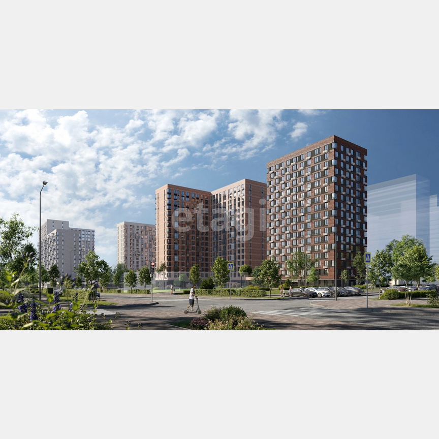 1-к. квартира, 32,3 м², 12/17 эт.