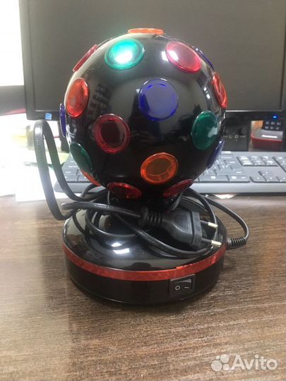 Вращающийся диско шар