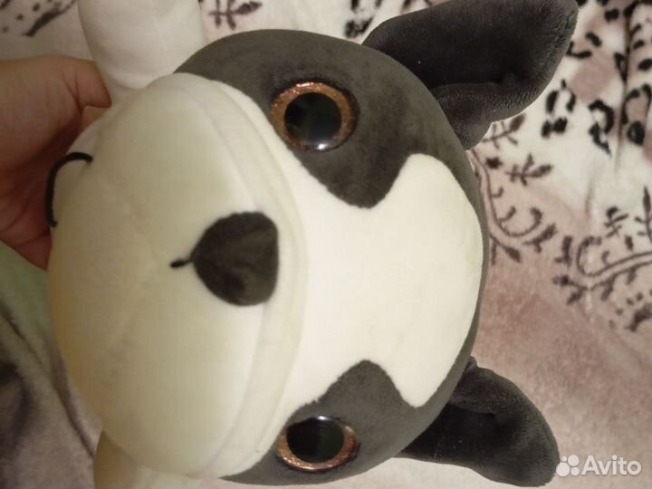 Собачка плюшевая