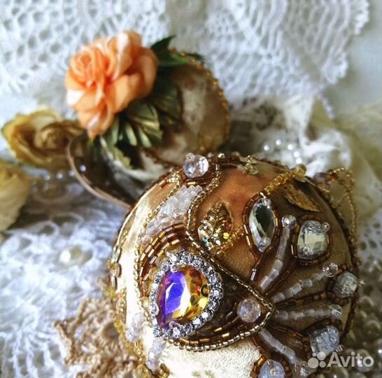 Шары на ёлку ручной работы