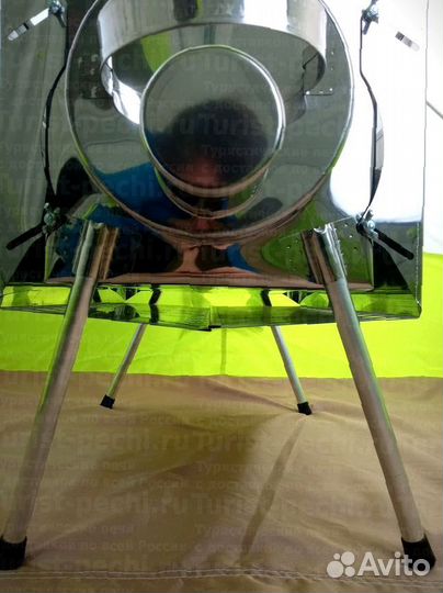 Дровяная печь Средняя на 30 л. c 3Д экранами