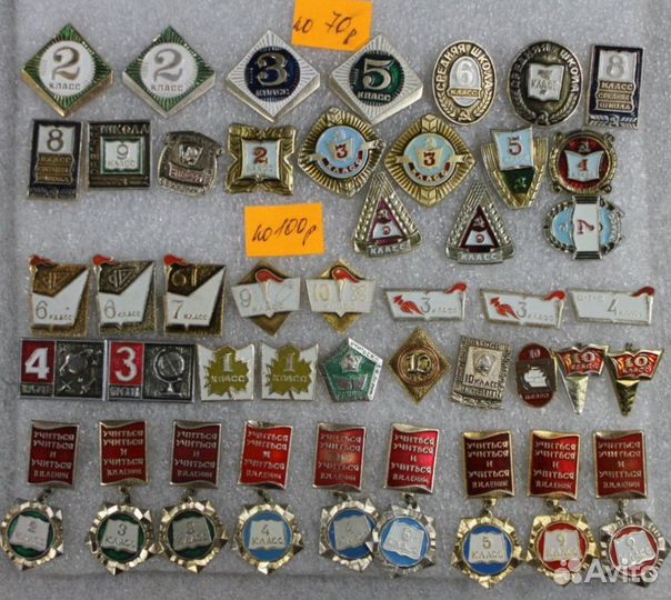 Детские значки СССР Школьные Мультфильмы Сказки