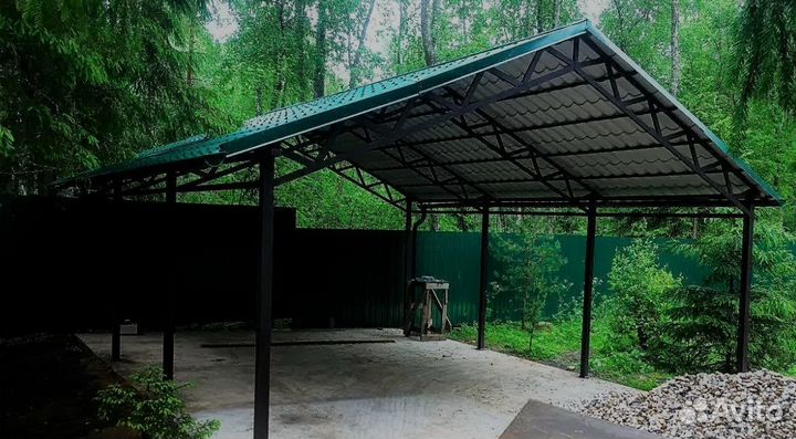 Навес металлический