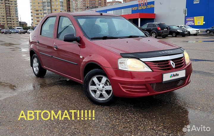 Renault Logan 1.6 AT, 2011, 119 570 км