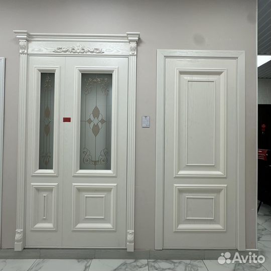 Двери межкомнатные остеклённые j-2463
