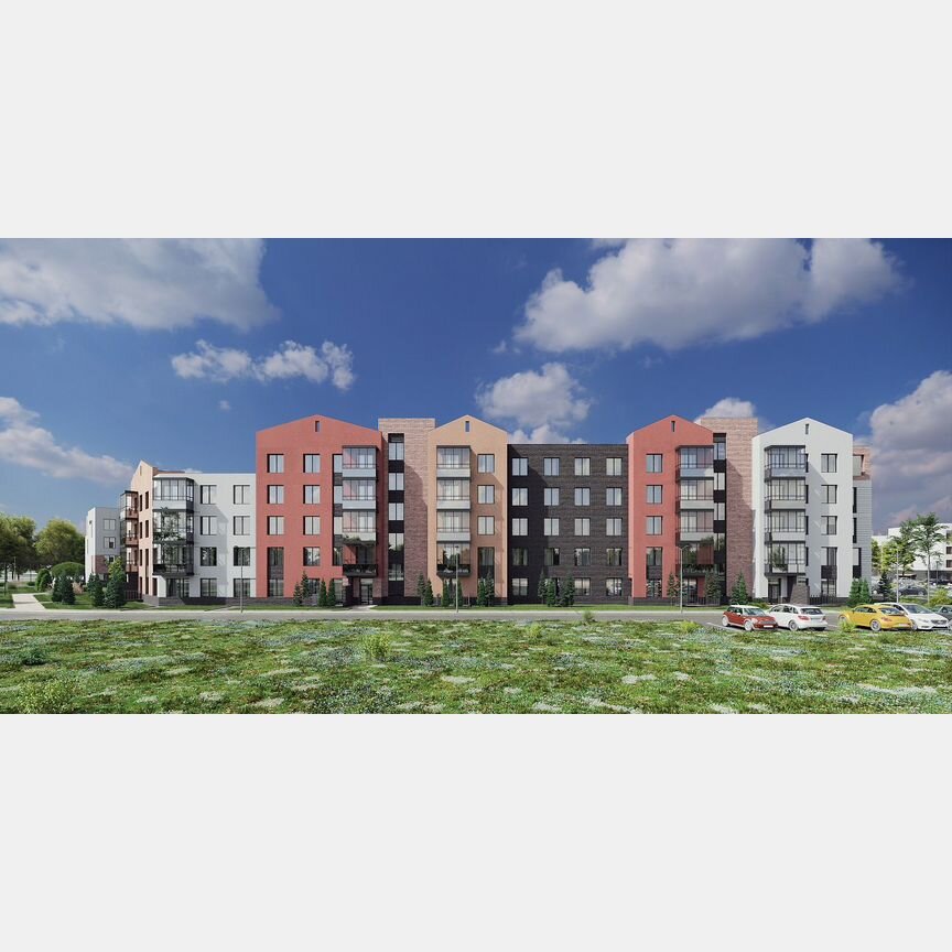 2-к. квартира, 63,1 м², 1/5 эт.