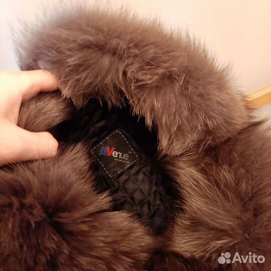 Шапка женская с натуральным мехом