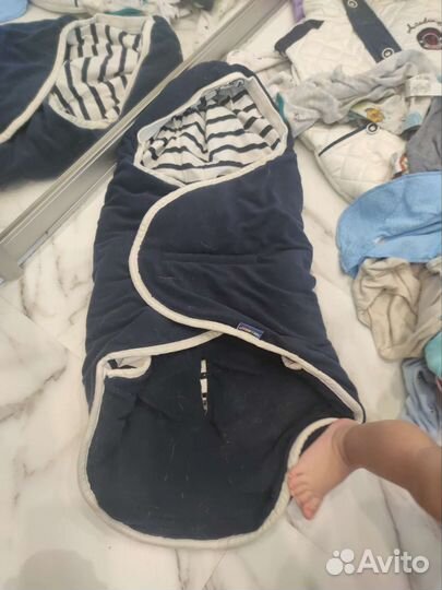 Конверт для авто люльки lupilu