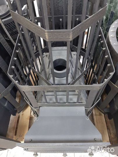 Печь чугунная дровяная сибирь 24