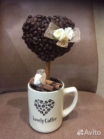 Топиарий из кофе