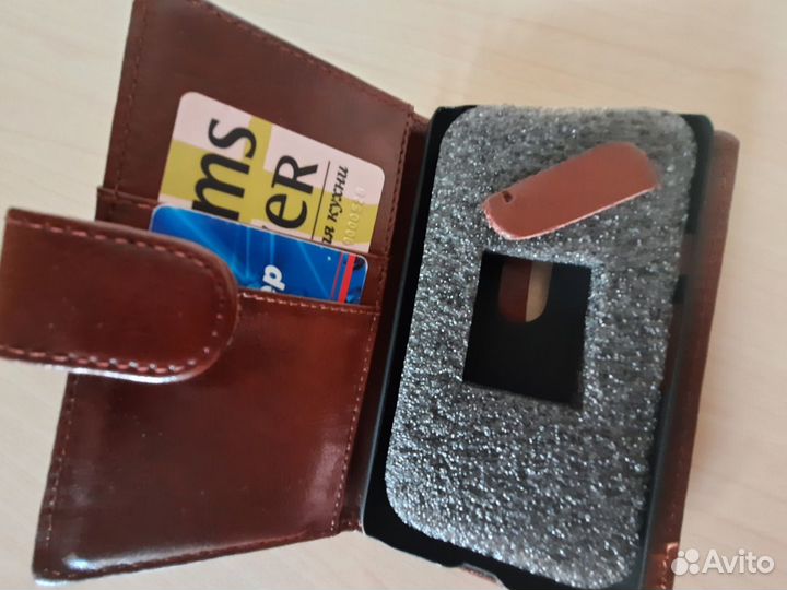 Чехол телефона Motorola Moto G (3rd gen) кожа нов