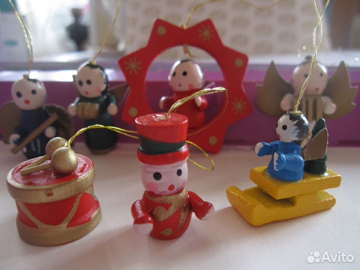 Елки искусств.32,44 см,1 м мини елочн игрушки СССР