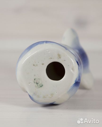 Фигурка мыши гжель