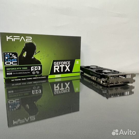 Видеокарта RTX 2060 6Gb KFA2 1 Click