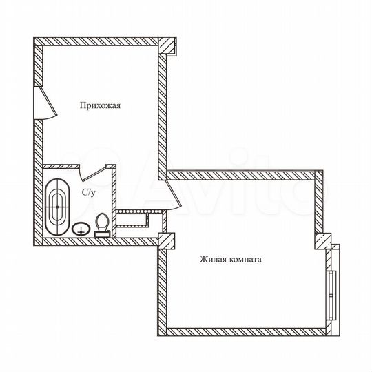 Апартаменты-студия, 41,5 м², 10/14 эт.