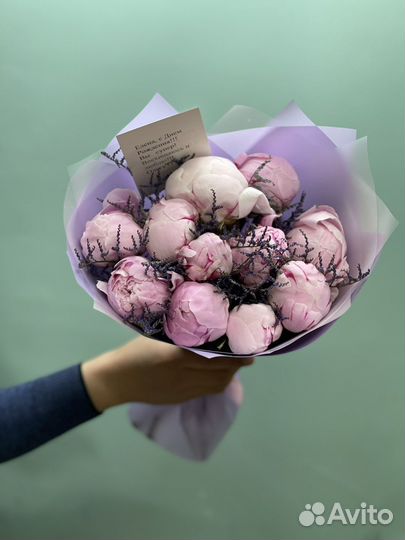 Пионы розы букеты