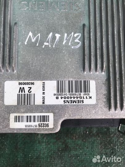 Блок управления двигателем Daewoo Matiz1998-2015 г