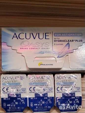 Линзы контактные acuvue oasys двухнедельные